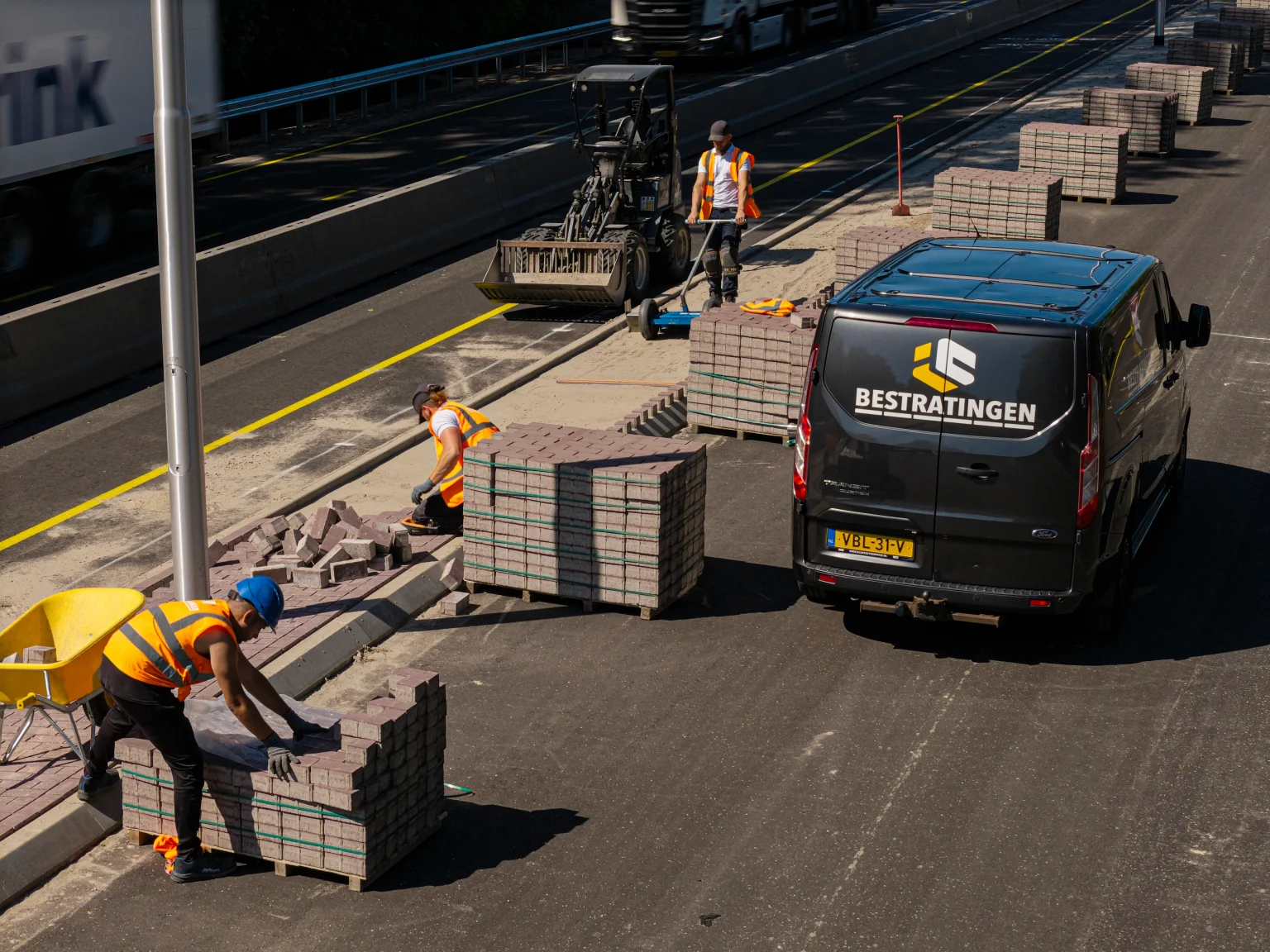 Bestratingsproject in Zaandam IC Bestratingen