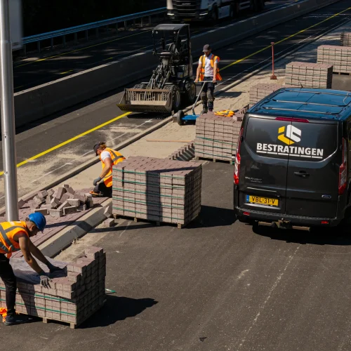 Bestratingsproject in Zaandam IC Bestratingen